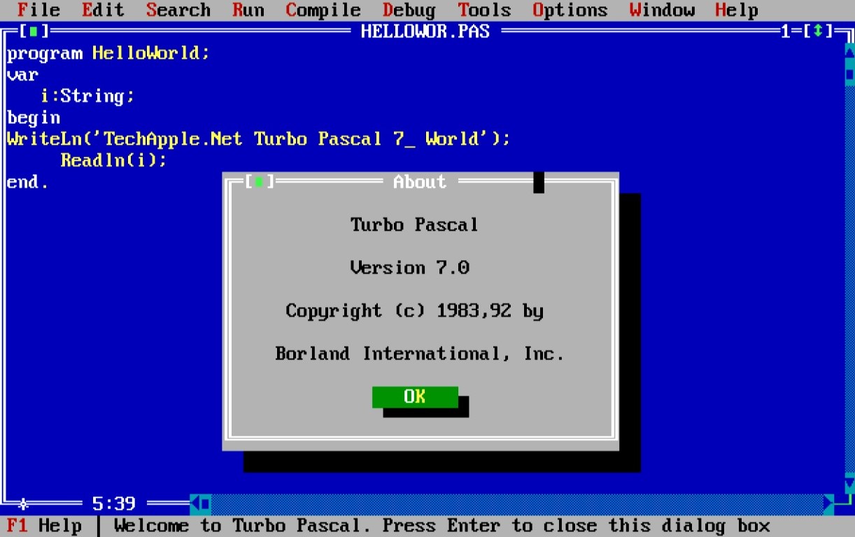 Turbo Pascal